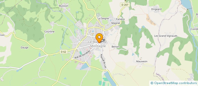 localisation de l'entreprise L'ATELIER MAYETOISE à LE MAYET-DE-MONTAGNE