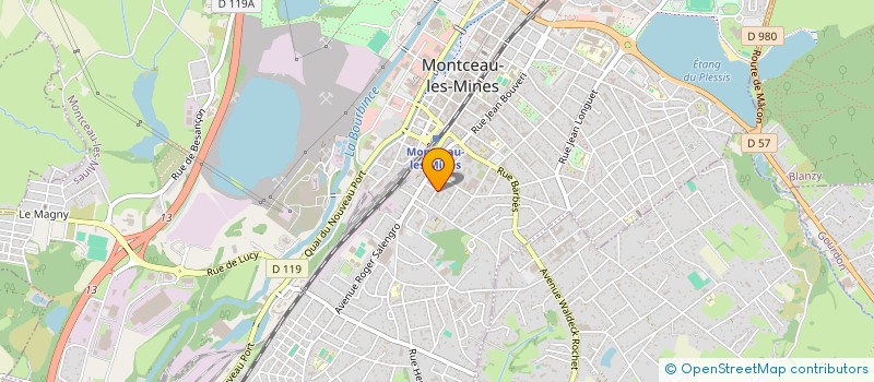 localisation de l'entreprise L'ATELIER MCD à MONTCEAU-LES-MINES