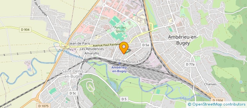 localisation de l'entreprise L'ATELIER MECA à AMBERIEU-EN-BUGEY