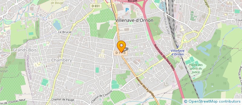 localisation de l'entreprise L'ATELIER MECANIQUE à VILLENAVE-D'ORNON