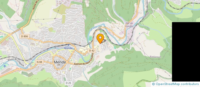 localisation de l'entreprise L'ATELIER MECANIQUE  LANUEJOLS