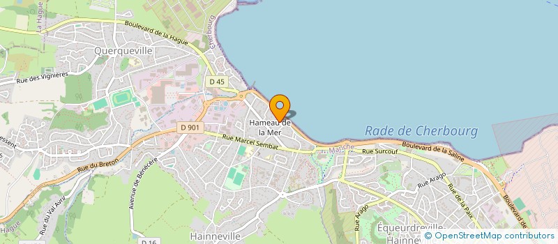 localisation de l'entreprise L'ATELIER MECANIQUE DE LA RADE à CHERBOURG-EN-COTENTIN