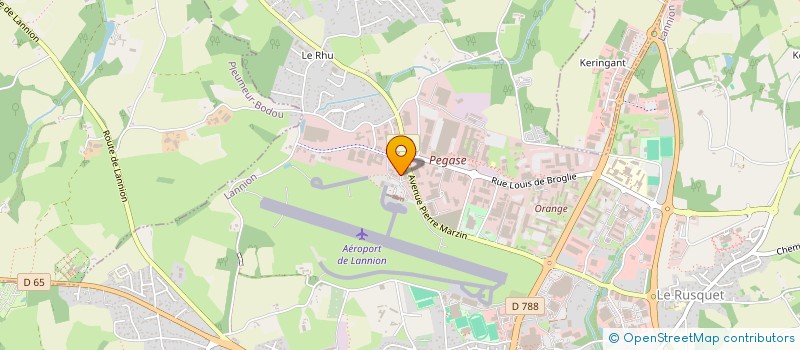 localisation de l'entreprise L'ATELIER MECANIQUE DE PRECISION  LANNION