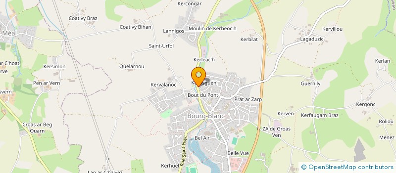 localisation de l'entreprise L'ATELIER MECANIQUE DES ABERS à BOURG-BLANC