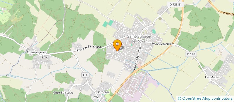 localisation de l'entreprise L'ATELIER MENAGE  SAINT-SULPICE-DE-ROYAN