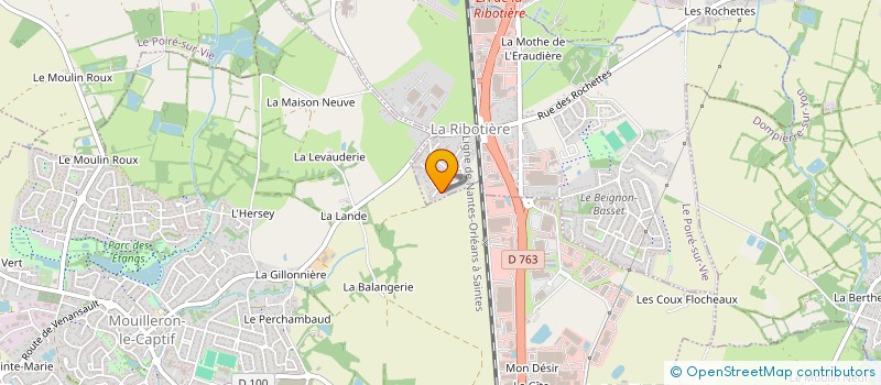 localisation de l'entreprise L'ATELIER MOBILE DE SYLVAIN  LE POIRE-SUR-VIE