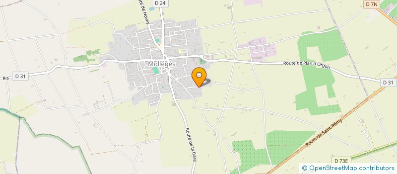 localisation de l'entreprise L'ATELIER MOLLEGEOIS  EYGALIERES