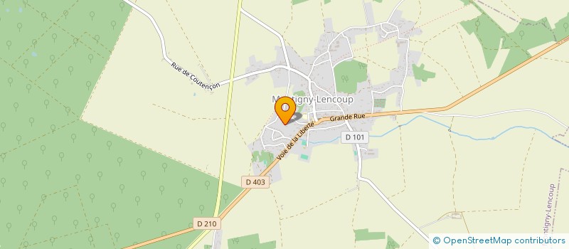 localisation de l'entreprise L'ATELIER (MONTIGNY-LENCOUP)  MONTIGNY-LENCOUP