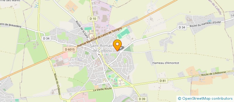 localisation de l'entreprise L'ATELIER MOSESU  SAINT-ROMAIN-DE-COLBOSC