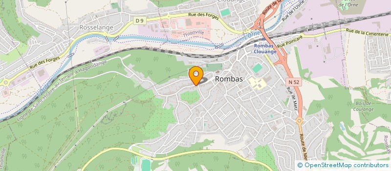 localisation de l'entreprise L'ATELIER MUSICAL à ROMBAS