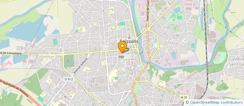 localisation de l'entreprise L'ATELIER MUSICAL à SOISSONS