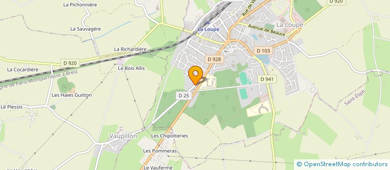 localisation de l'entreprise L ATELIER NATURE à LA LOUPE
