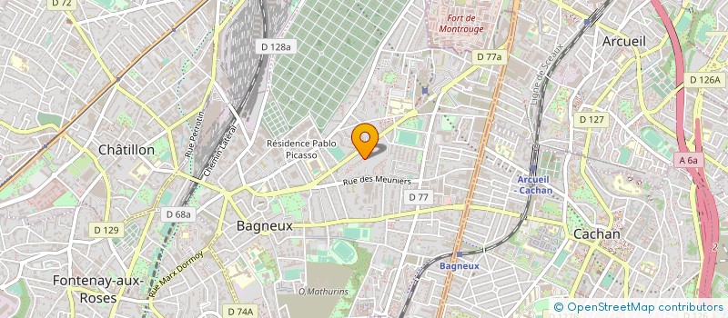 localisation de l'entreprise L'ATELIER NATURE SAS à BAGNEUX