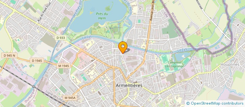 localisation de l'entreprise L'ATELIER NATUREL à ARMENTIERES