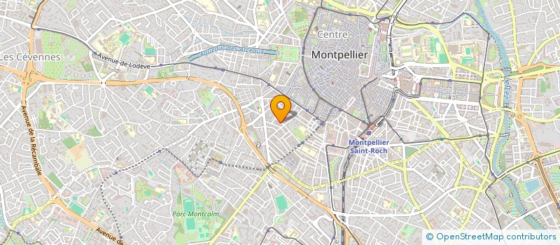 localisation de l'entreprise L'ATELIER NUMERIQUE  MONTPELLIER