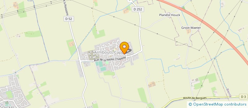 localisation de l'entreprise L'ATELIER NUTRITION  ARMBOUTS-CAPPEL