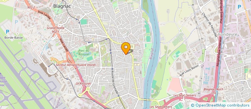 localisation de l'entreprise L'ATELIER OSSWALD  BLAGNAC