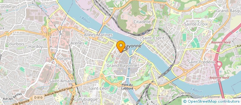 localisation de l'entreprise L ATELIER PAPILLES ET PAPOTES à BAYONNE