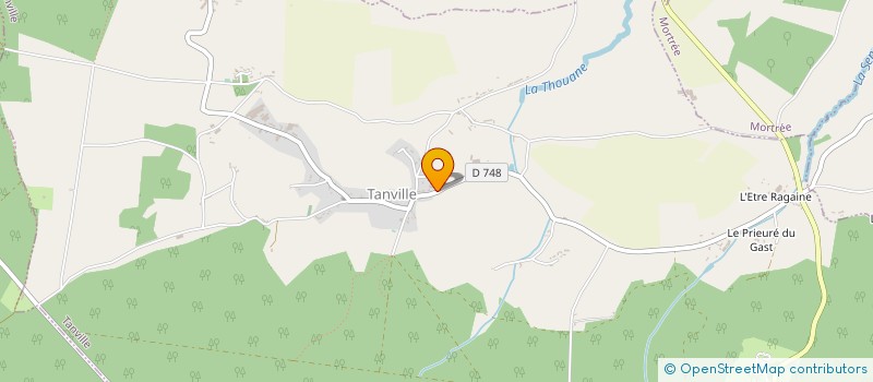 localisation de l'entreprise L'ATELIER PATTES DE VELOURS à TANVILLE