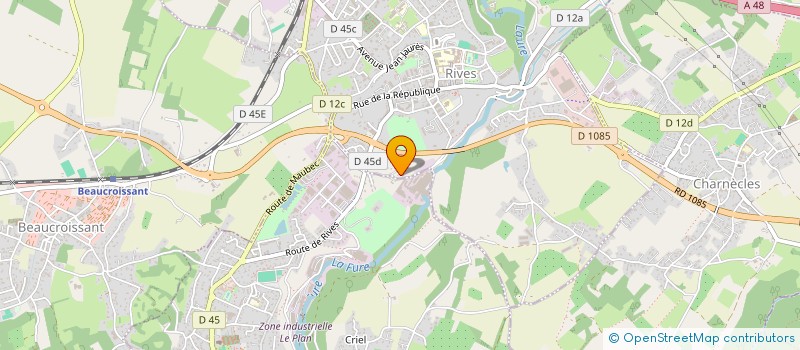 localisation de l'entreprise L'ATELIER PAYSAN - LE KAP  RENAGE