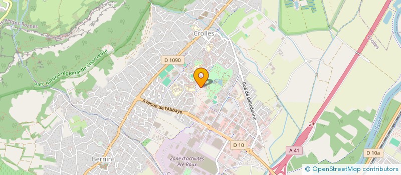 localisation de l'entreprise L'ATELIER PERCHE  CROLLES