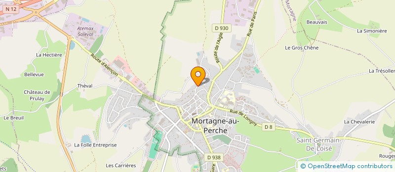localisation de l'entreprise L'ATELIER PERCHE à MORTAGNE-AU-PERCHE