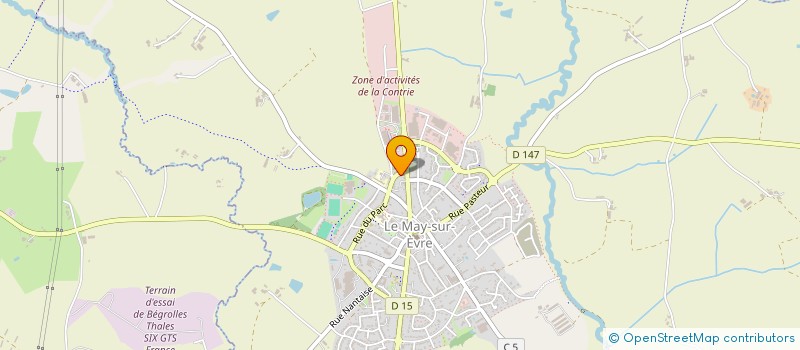 localisation de l'entreprise L'ATELIER PHOTO  LE MAY-SUR-EVRE