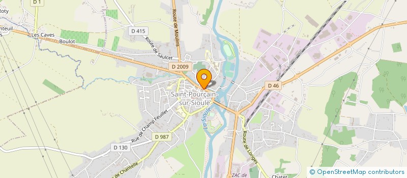 localisation de l'entreprise L'ATELIER PHOTO MARIELLE  SAINT-POURCAIN-SUR-SIOULE