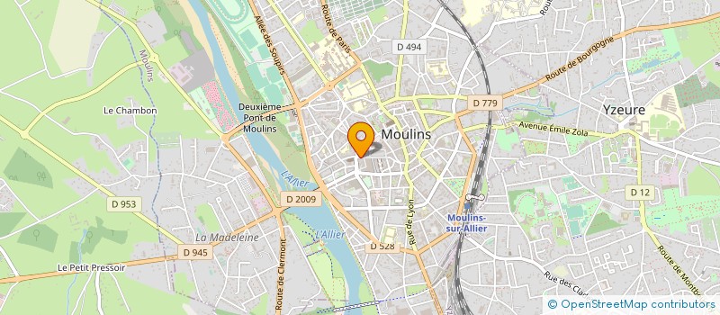 localisation de l'entreprise L'ATELIER PICODON à MOULINS