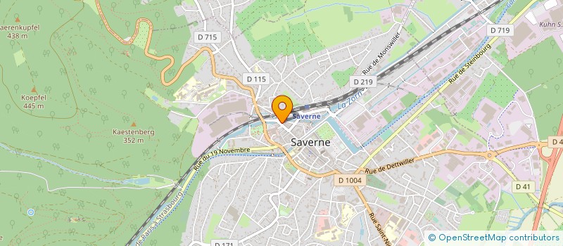 localisation de l'entreprise L'ATELIER PITTON à SAVERNE