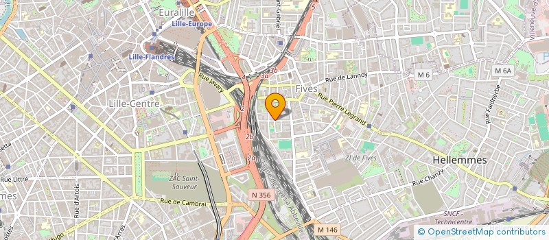 localisation de l'entreprise L'ATELIER PIZZLY  LILLE