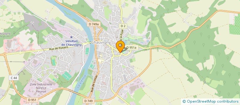 localisation de l'entreprise L'ATELIER POLETTI CHAPRON MARGEZ à CHAUVIGNY