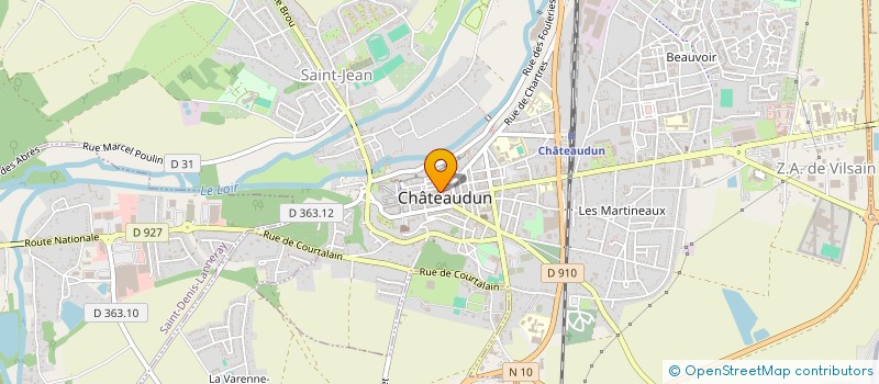 localisation de l'entreprise L'ATELIER PREND L'AIR à CHATEAUDUN