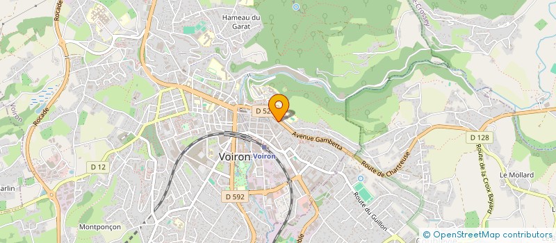 localisation de l'entreprise L'ATELIER PRIVE à VOIRON
