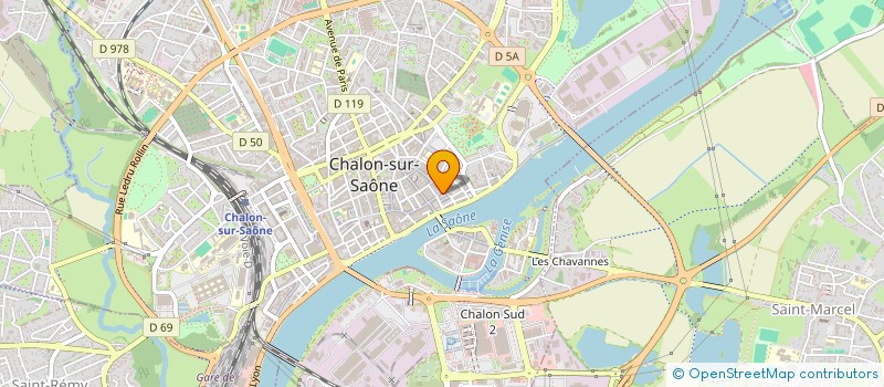 localisation de l'entreprise L'ATELIER PRIVE à CHALON-SUR-SAONE