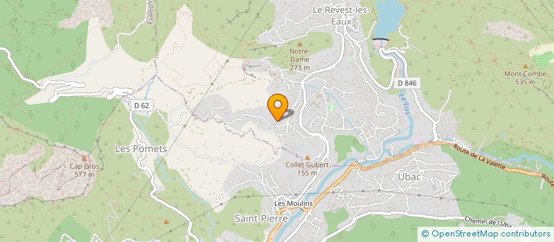 localisation de l'entreprise L'ATELIER PROFESSIONNEL  LE REVEST-LES-EAUX