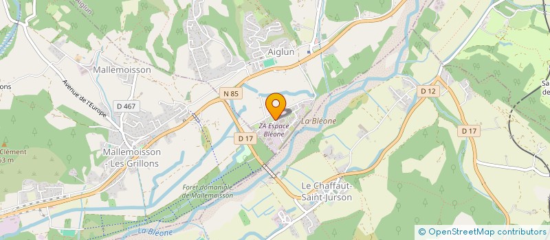 localisation de l'entreprise L'ATELIER PROVENCAL  AIGLUN