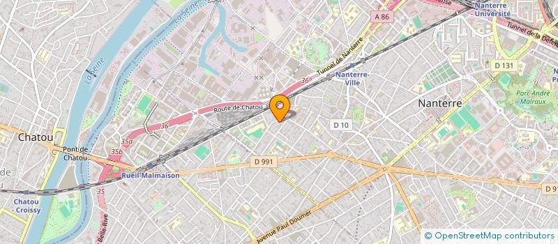 localisation de l'entreprise L ATELIER PSY  NANTERRE