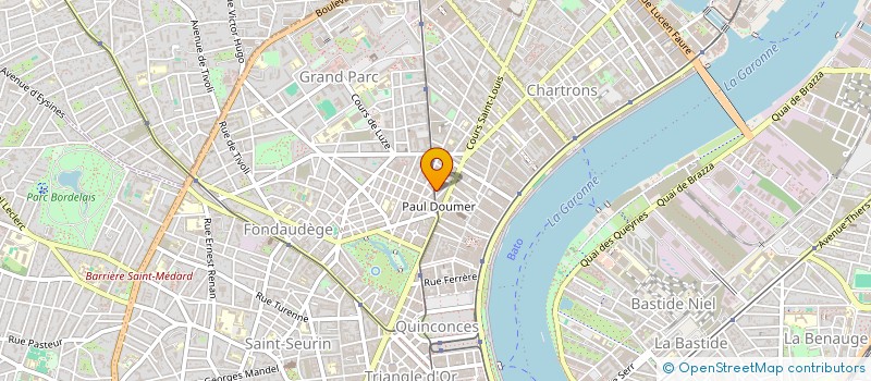 localisation de l'entreprise L'ATELIER QUATORZE  BORDEAUX