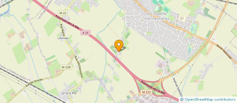 localisation de l'entreprise L'ATELIER QUI DECAPE  LA CHAPELLE-D'ARMENTIERES