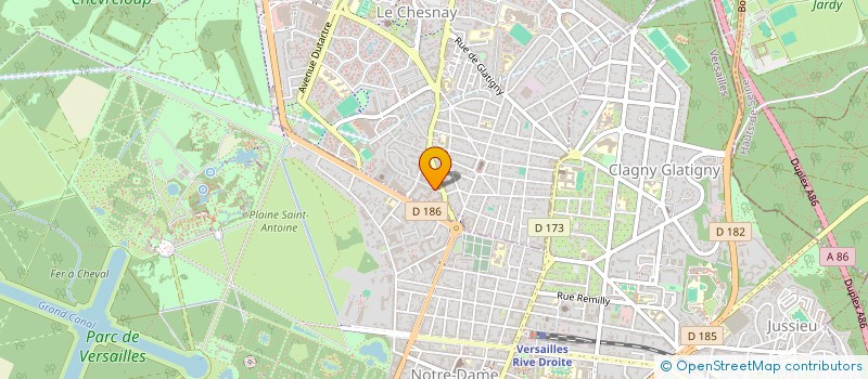 localisation de l'entreprise L'ATELIER RAPHAEL  LE CHESNAY-ROCQUENCOURT