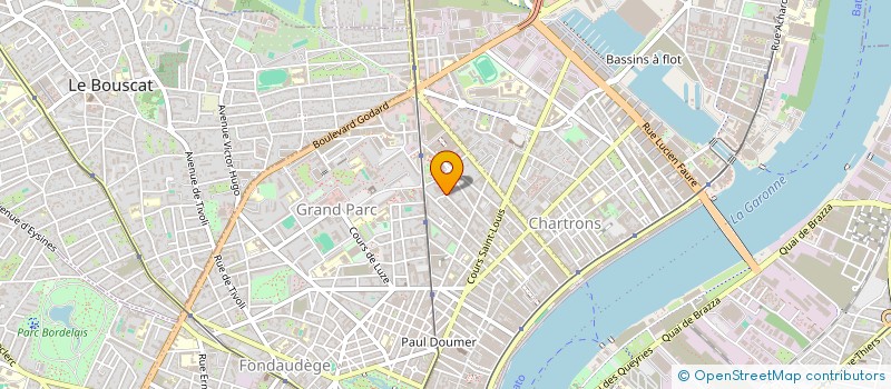 localisation de l'entreprise L'ATELIER RECHERCHE OBSERVATOIRE EGALITE  BORDEAUX