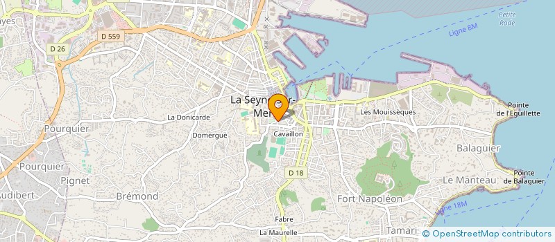 localisation de l'entreprise L' ATELIER RELATIONNEL à LA SEYNE-SUR-MER