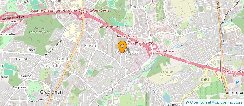 localisation de l'entreprise L'ATELIER REPRO  GRADIGNAN