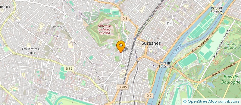 localisation de l'entreprise L ATELIER RIGHI TRAVAUX à SURESNES