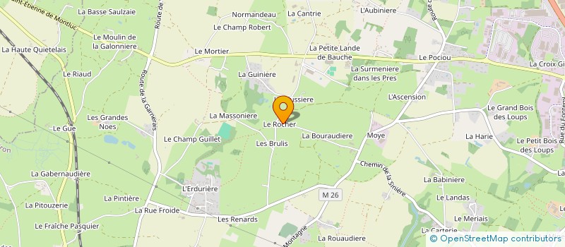 localisation de l'entreprise L'ATELIER ROSA à COUERON