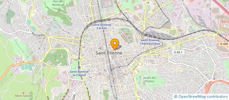 localisation de l'entreprise L'ATELIER ROUGE GARANCE à SAINT-ETIENNE