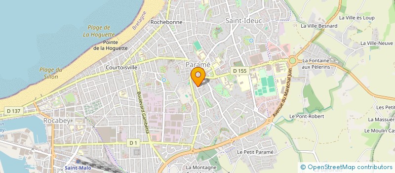 localisation de l'entreprise L'ATELIER RUMENGOL  SAINT-MALO