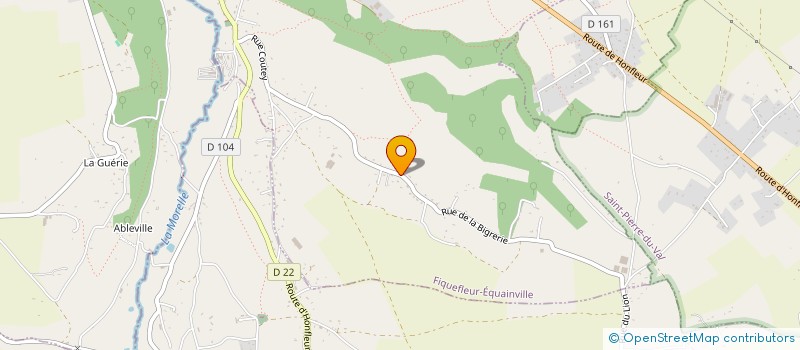 localisation de l'entreprise L'ATELIER S ET C  FIQUEFLEUR-EQUAINVILLE