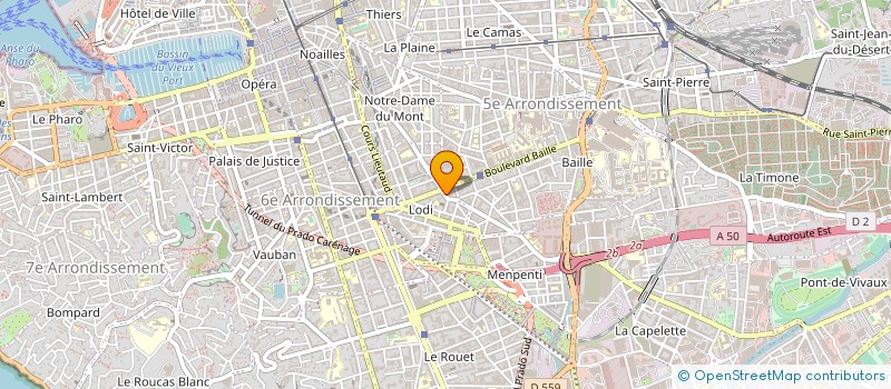 localisation de l'entreprise L ATELIER SANS TABOU à MARSEILLE